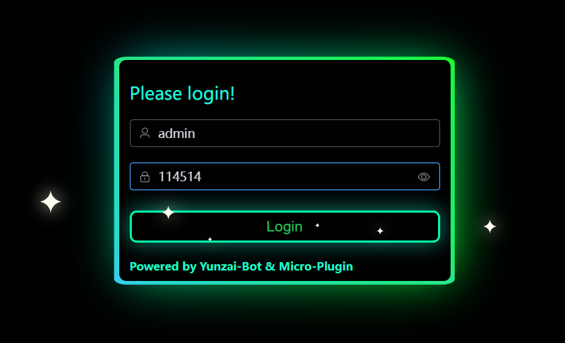 login